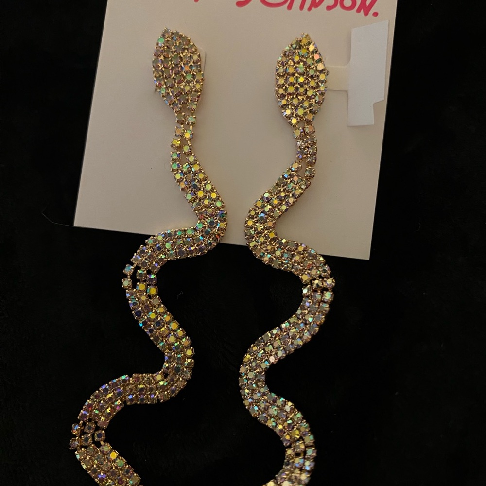 Betsey Johnson snake earrings - Picture 8 of 13
